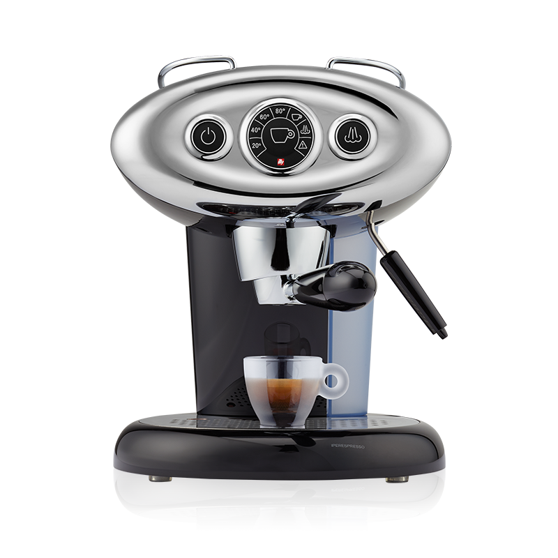 illy X7.1 iperEspresso Machine - Espresso Capsule - Black - Front