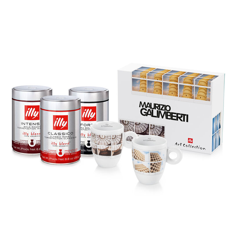 illy Beauty in a Cup Drip Coffee Bundle Front View 