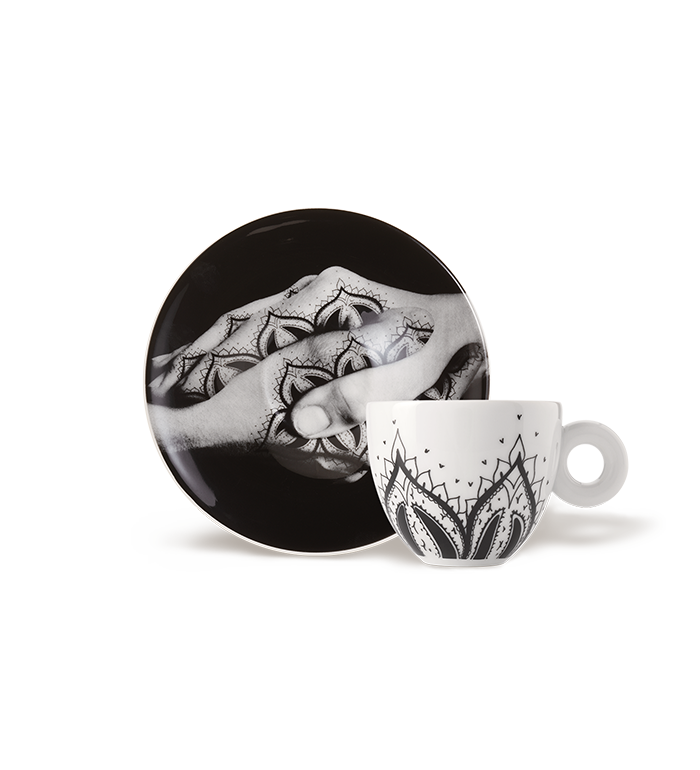 SET MIT VIER CAPPUCINOTASSEN – GENESI ILLY ART COLLECTION  image number 3