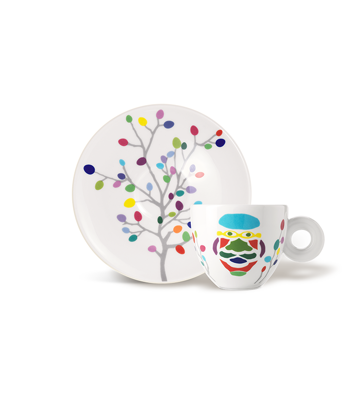 Conjunto de 6 xícaras de cappuccino - illy Art Collection Pascale Marthine Tayou image number 0