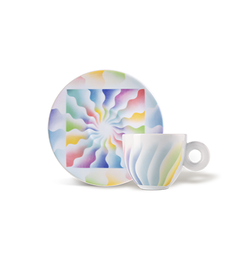 Set of 4 Cappuccino Cups - the Judy Chicago illy Art Collection