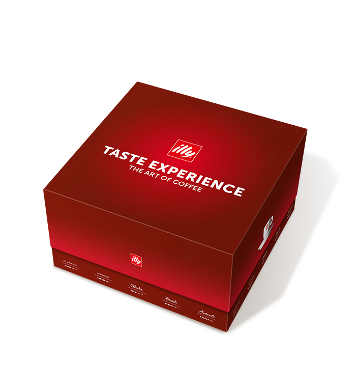 Coffret cadeau Kit de dégustation avec cinq boîtes de café et un livre de recettes image number 0