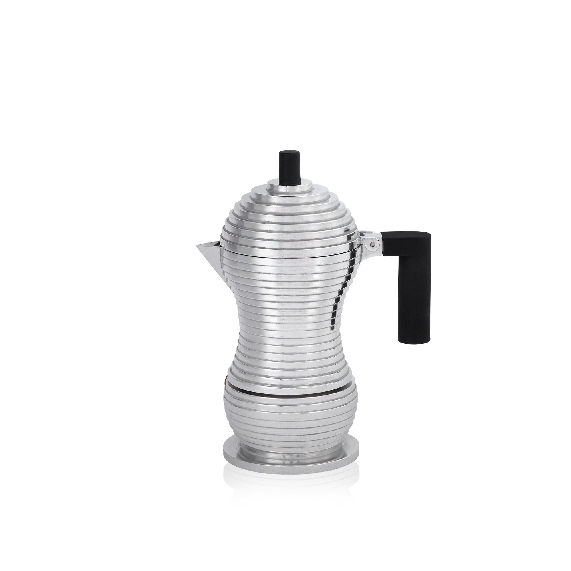 Alessi "Pulcina" Mokkakanne für 3 Tassen in schwarz