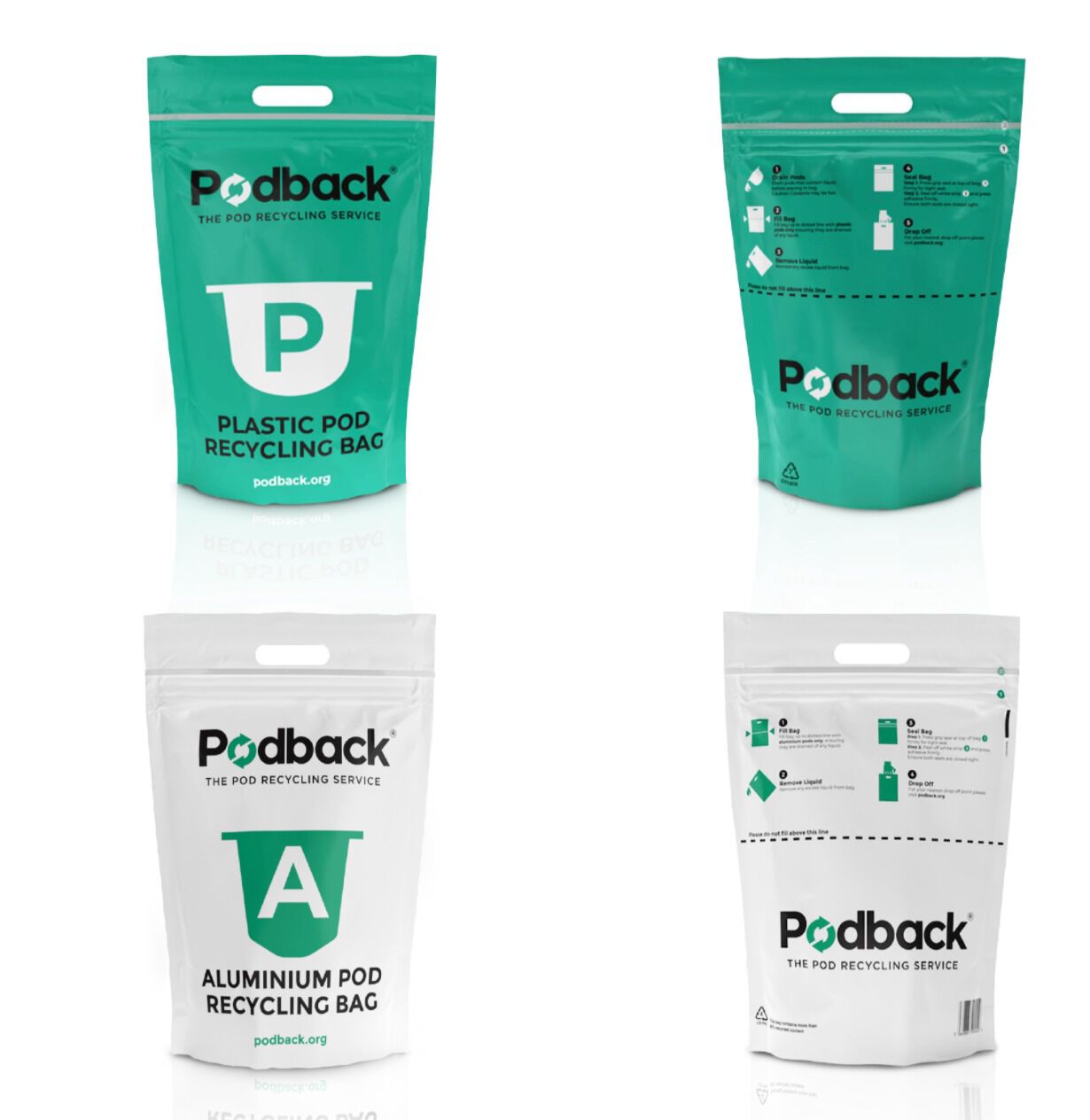 Free Podback bag for plastic pod (Iperespresso) recycling