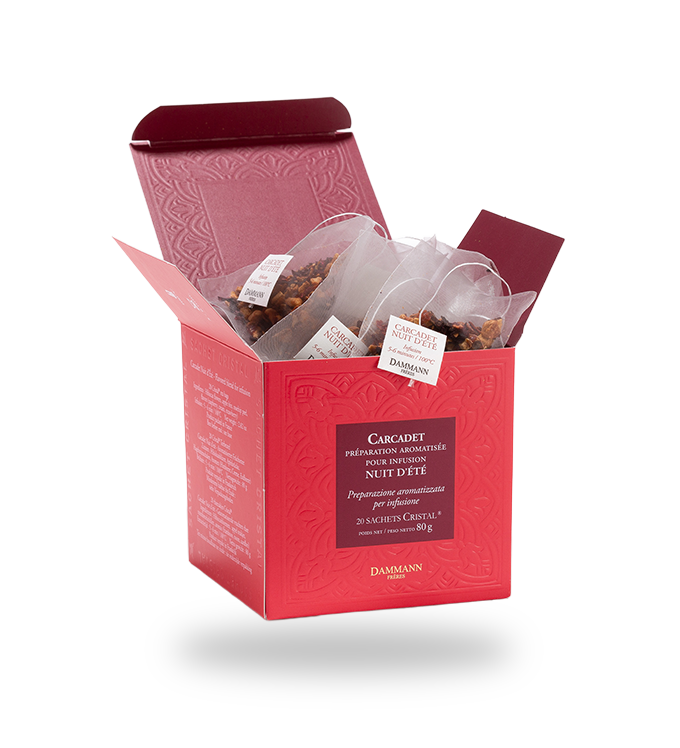 Dammann Carcadet Nuit d&rsquo;&eacute;t&eacute; &ndash; 6x20 Cristal&reg; Sachets