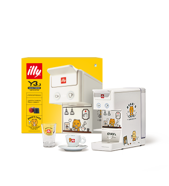 Y3.3 box – macchina da caffè Iperespresso x Kakao Friends con Tazzina e Bicchiere