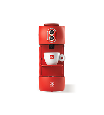 Koffiemachine voor E.S.E. servings koffiepads - illy Easy Rood