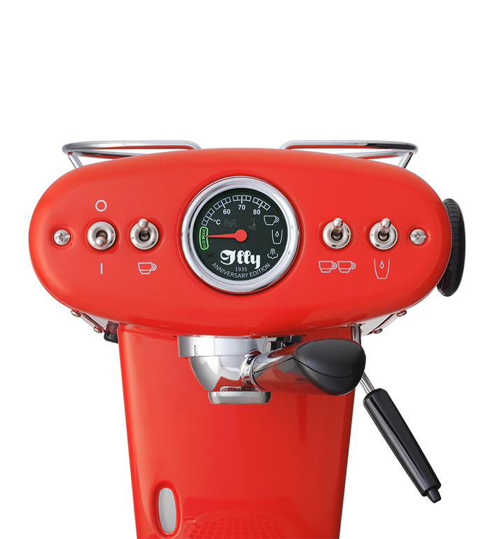 Ground Coffee & E.S.E. Pods Machine - X1 Anniversary red image number 2