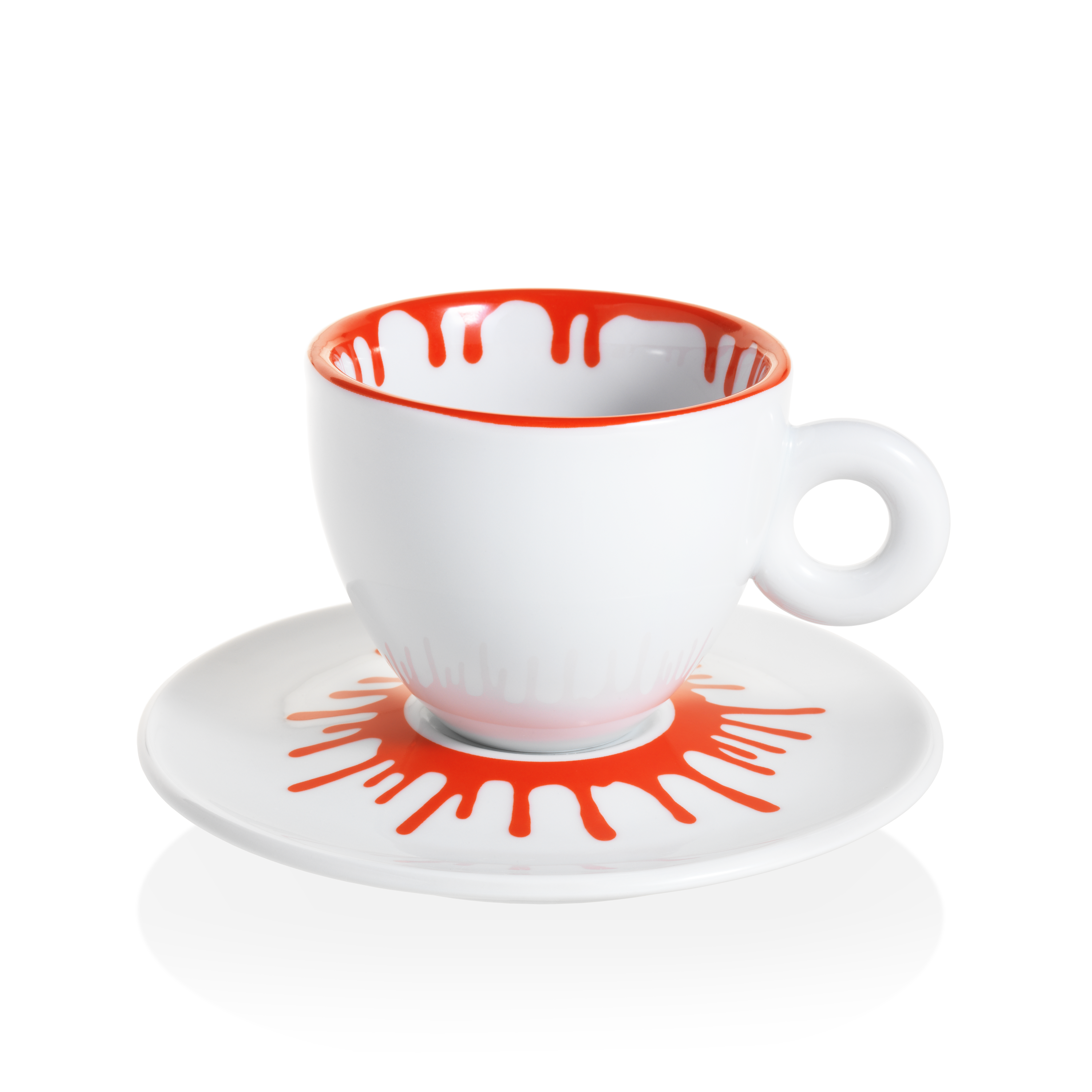 Set van 4 cappuccino kopjes van Ai Weiwei