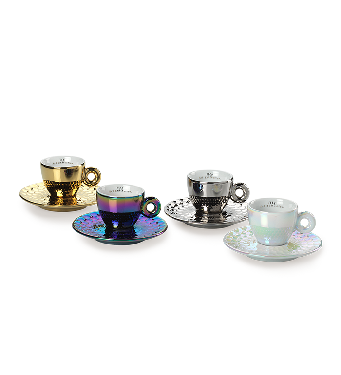 SET OF FOUR ESPRESSO CUPS – JOHN ARMLEDER ILLY ART COLLECTION image number 0