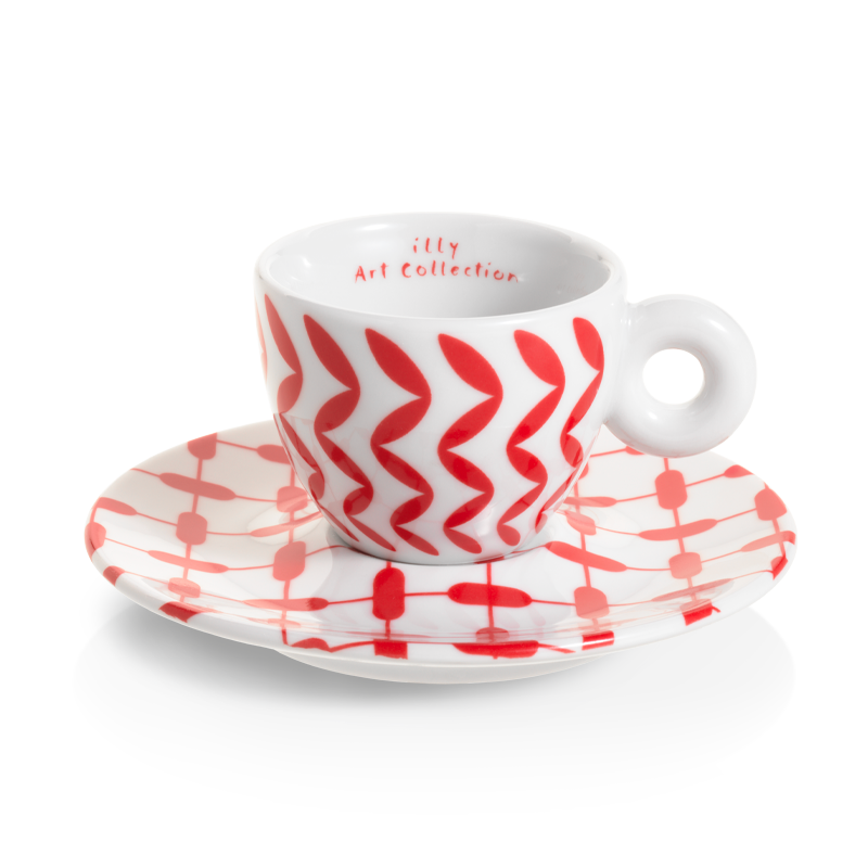 Juego de 6 Tazas de Café Rojo - Love - Guzzini