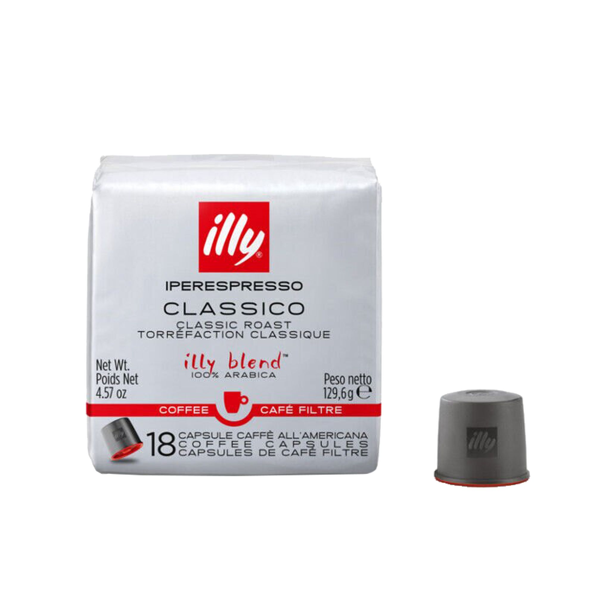 18 Filterkaffee Kapseln Normale Rostung Illy Shop