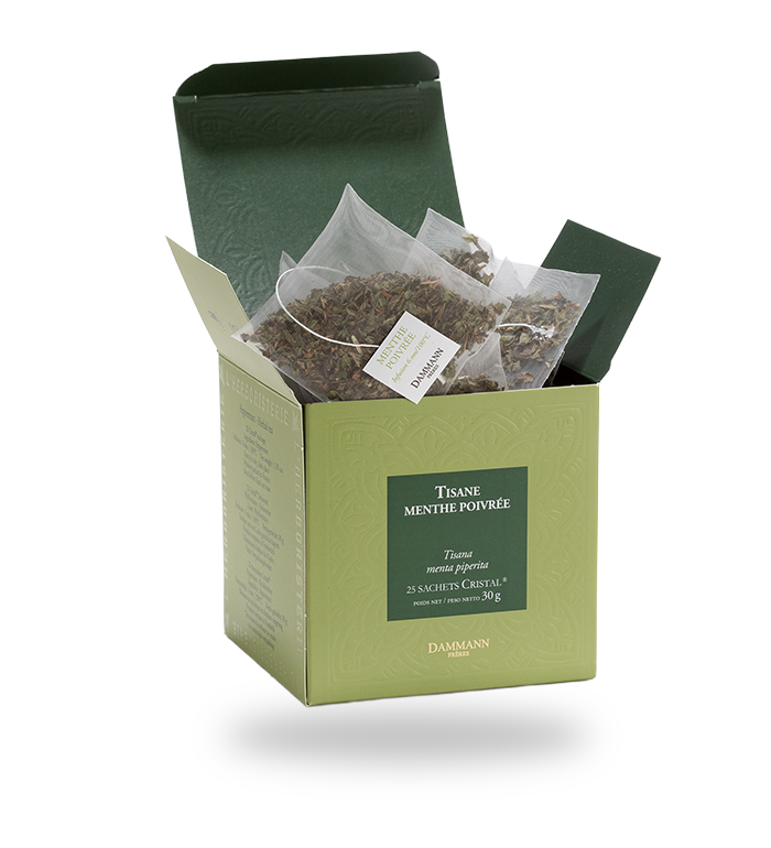 Dammann Infusion Peppermint Tea &ndash; 6x25 Cristal&reg; Sachets image number 0