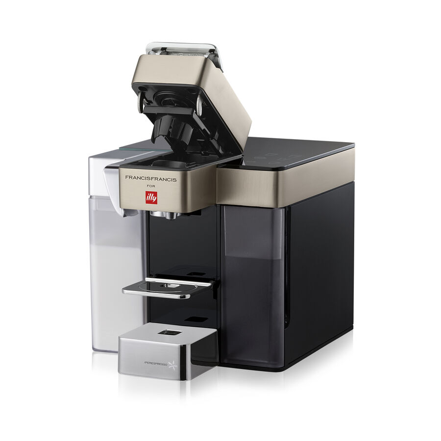 Y5 Milk Espresso&Coffee satin - Macchina da Caff&egrave; Iperespresso