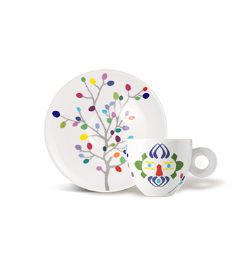 Set de 2 tazas de cappuccino - illy Art Collection Pascale Marthine Tayou