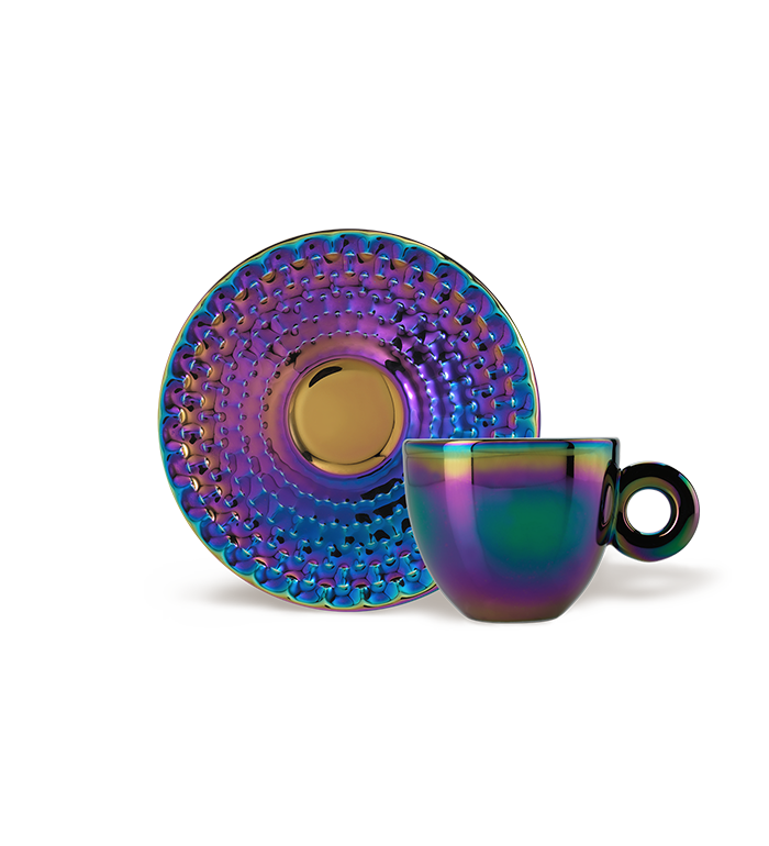 SET MIT ZWEI CAPPUCCINOTASSEN – JOHN ARMLEDER ILLY ART COLLECTION image number 2