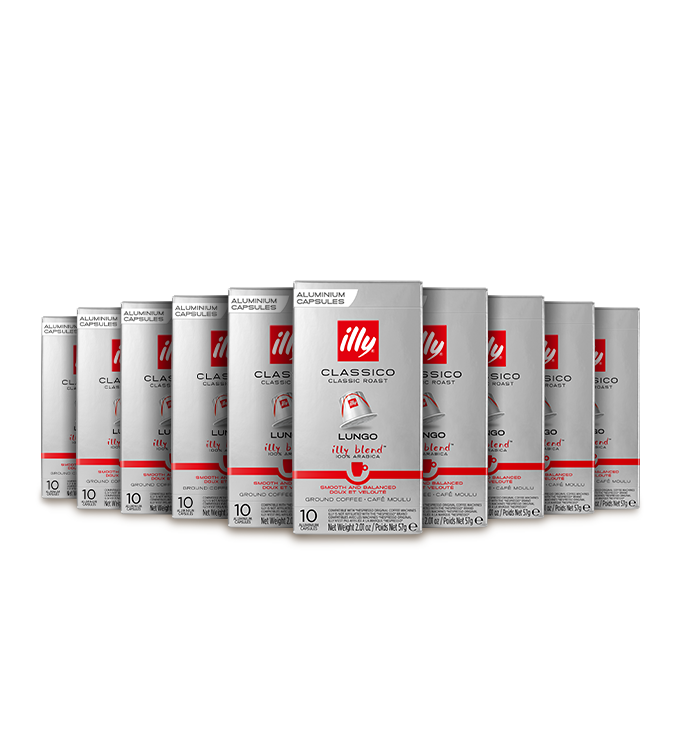 Caf&eacute; en capsules compatibles - CLASSICO LUNGO, set de 10