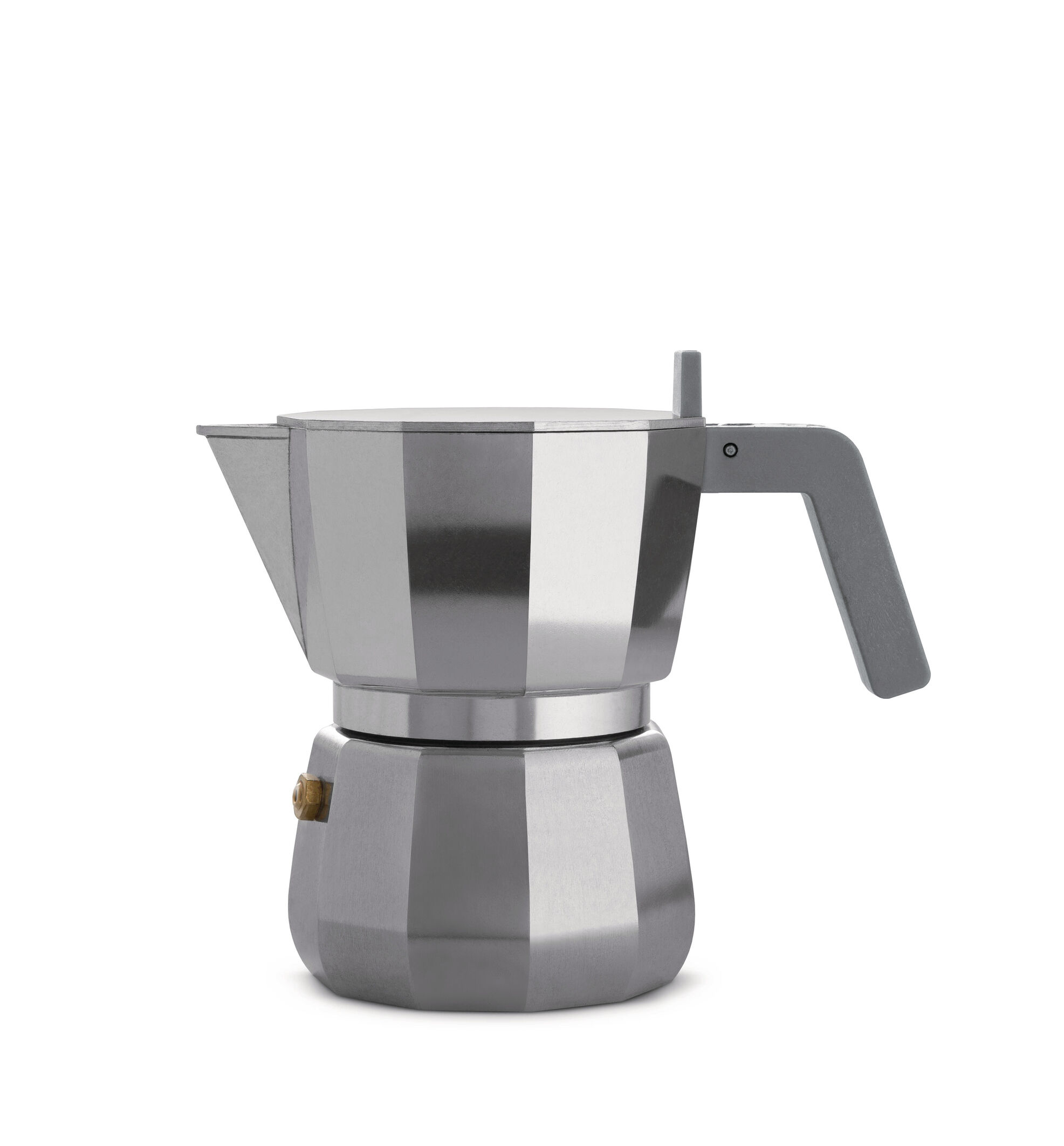 Alessi Moka koffiepot voor 3 kopjes + 2 blikjes Classico Moka gemalen koffie 250g