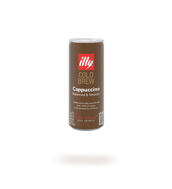 Cold Brew Cappuccino – illy Iced Coffee cans – 12x250ml