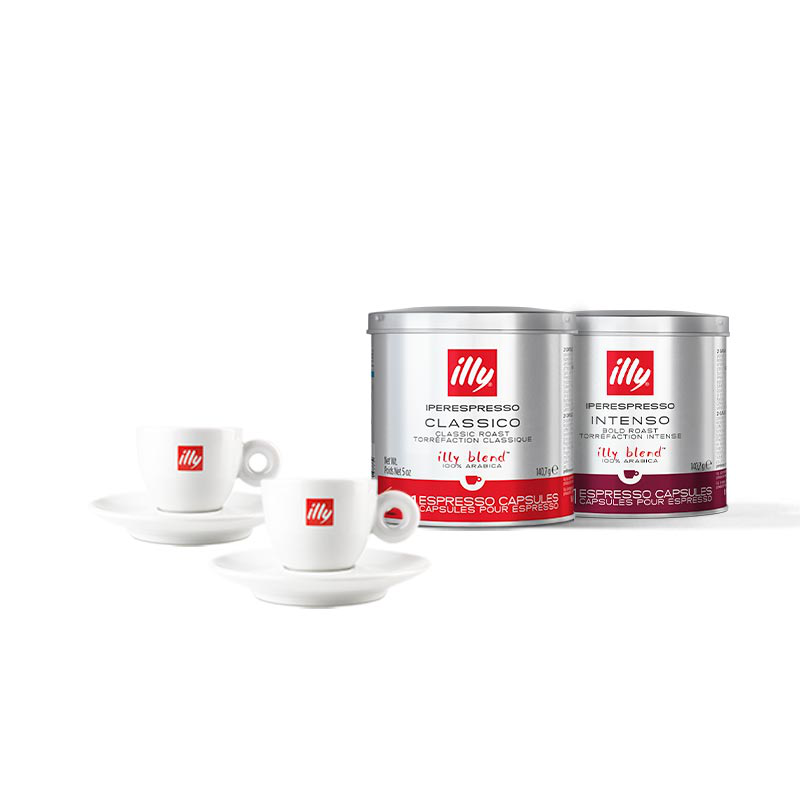 illy Logo Mugs Set of 2 - illy Shop