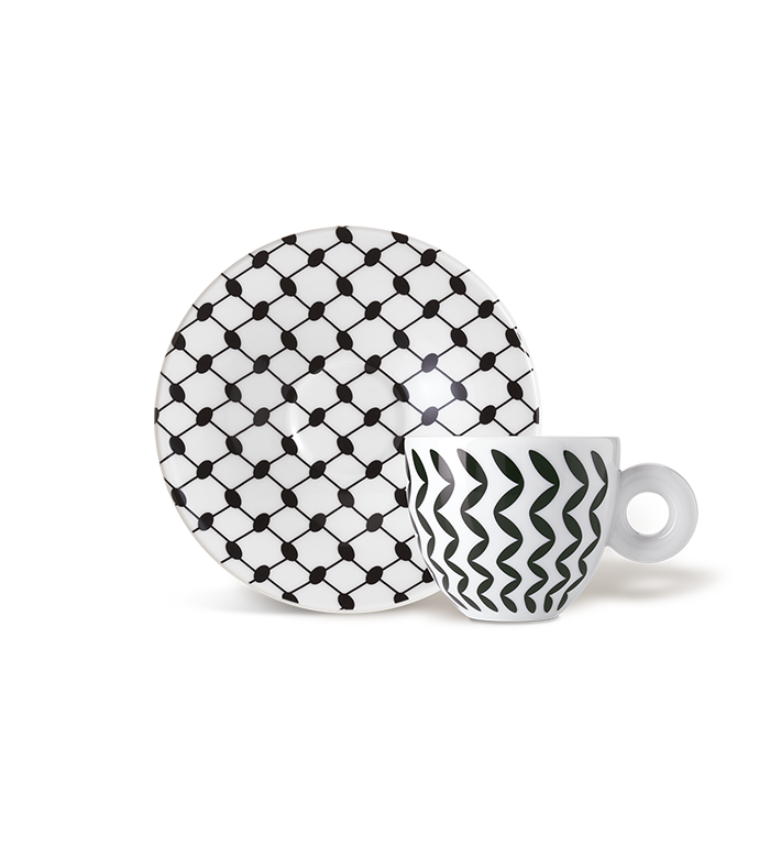 Set aus 2 Cappuccinotassen - illy Art Collection Mona Hatoum 2021 image number 1
