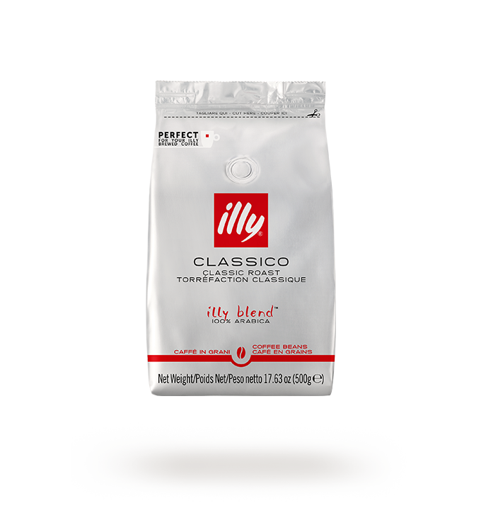 Whole Bean Coffee Classico - Medium Roast - 500G Bag - 6-Pack