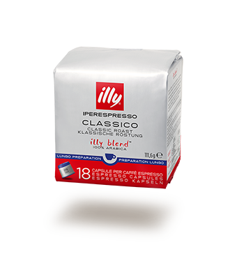 Caf&eacute; en capsules Iperespresso - Lungo - torr&eacute;faction CLASSICO - 18 unit&eacute;s