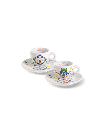 Set de 2 tazas de café espresso - illy Art Collection Pascale Marthine Tayou