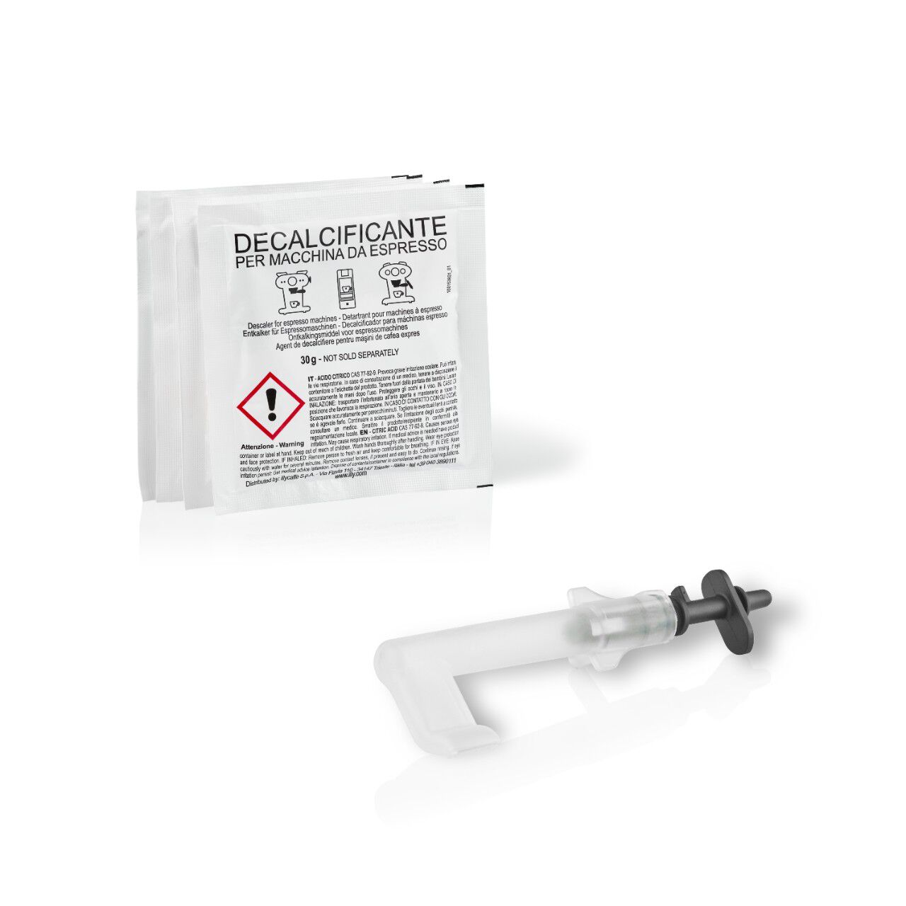Kit montalatte per la macchina da caffè Iperespresso Y5 milk e 4 bustine di decalcificante