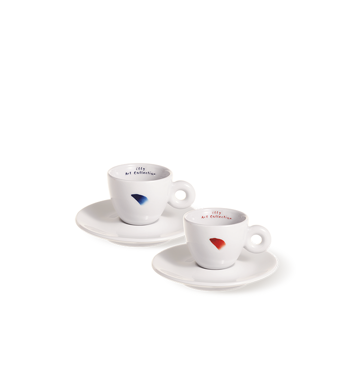 Set van 2 espressokopjes - illy Art Collection Lee Ufan image number 2