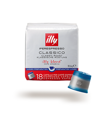Café en capsules Iperespresso - Lungo - torréfaction CLASSICO - 18 unités