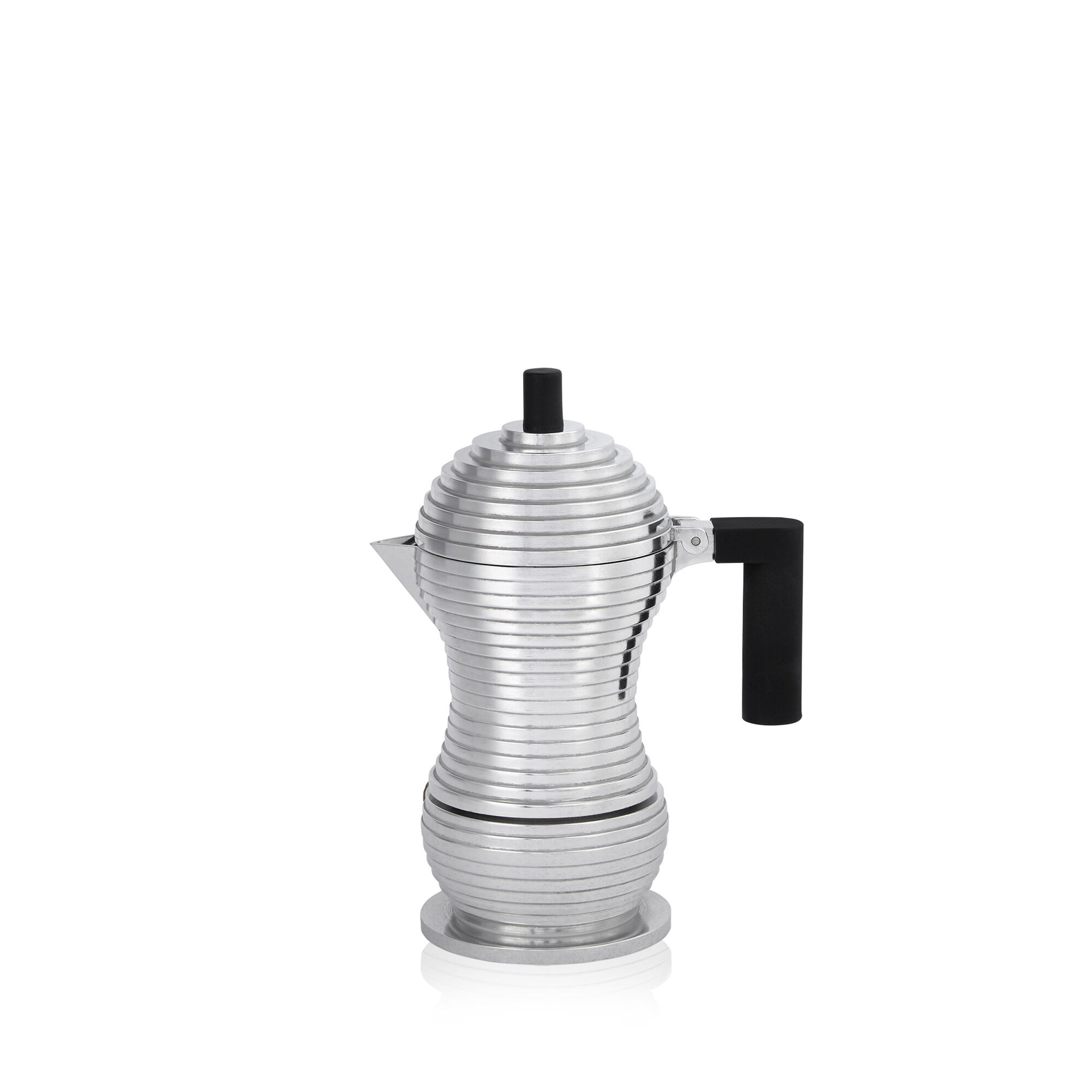 Alessi Pulcina 1 Cup Moka Pot - Black