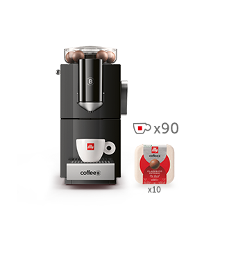 Set Macchina illy CoffeeB + 10 confezioni Classico