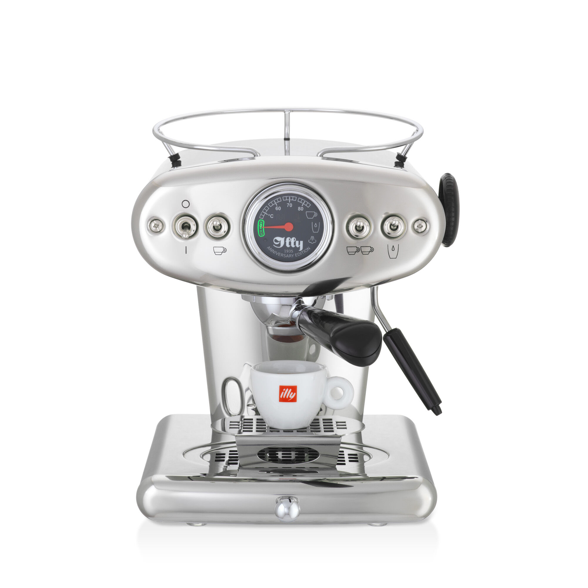 Illy X1 Anniversary E.S.E & Ground Espresso Machine - Grey