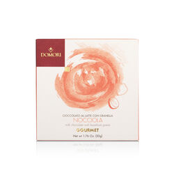 Cioccolato al latte con granella di nocciole