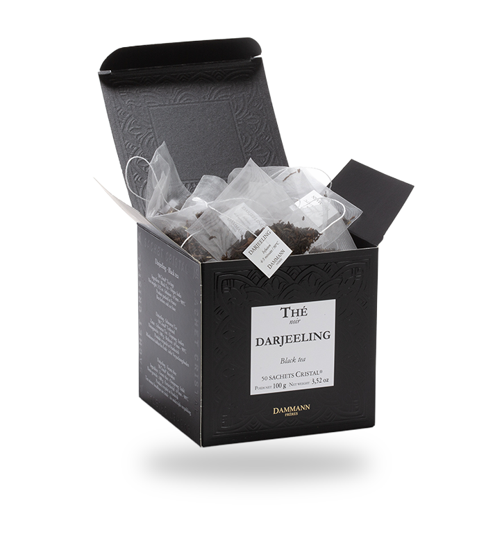 Dammann Darjeeling Black Tea &ndash; 4x50 Cristal&reg; Sachets image number 0