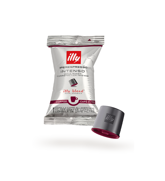 iper Coffee Drip Capsule Singles Intenso - Dark Roast - 100 Individually Wrapped Capsules