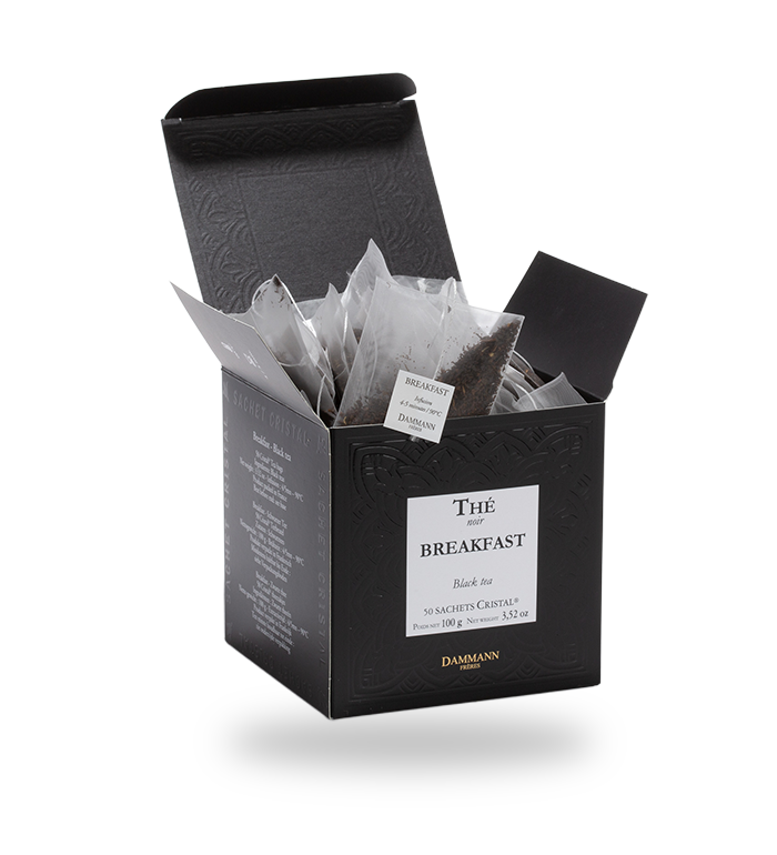 Dammann Breakfast Black Tea &ndash; 4x50 Cristal&reg; Sachets image number 0