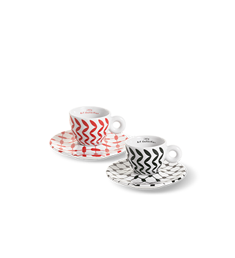 Tasses à espresso signées Mona Hatoum - Coffret 2 tasses