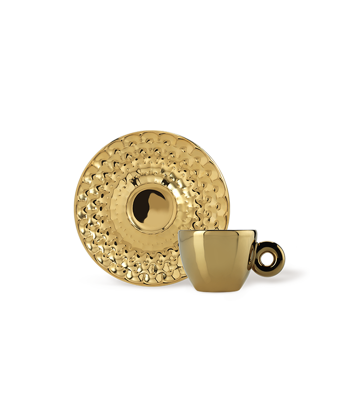 SET OF FOUR ESPRESSO CUPS – JOHN ARMLEDER ILLY ART COLLECTION image number 2