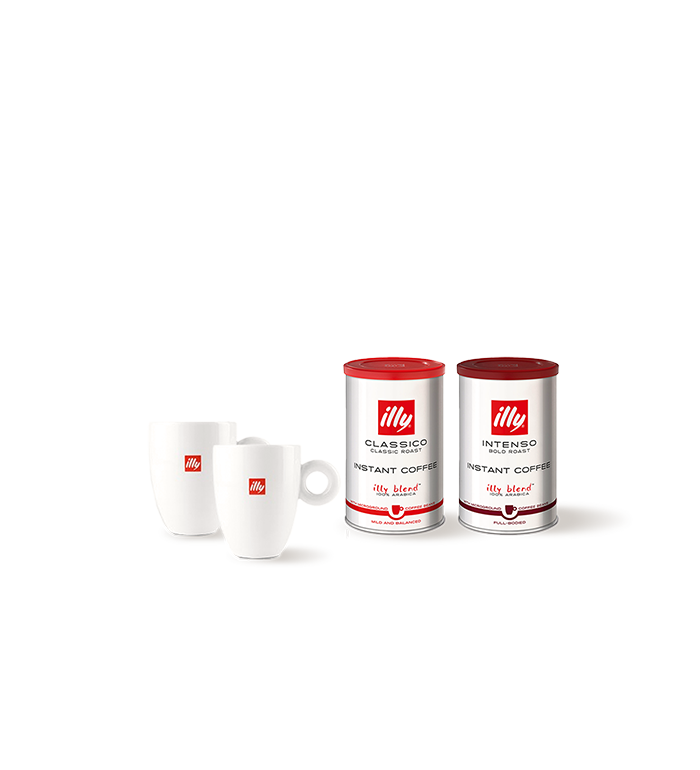 Illy Logo Mug & Instant Coffee Bundle image number 0