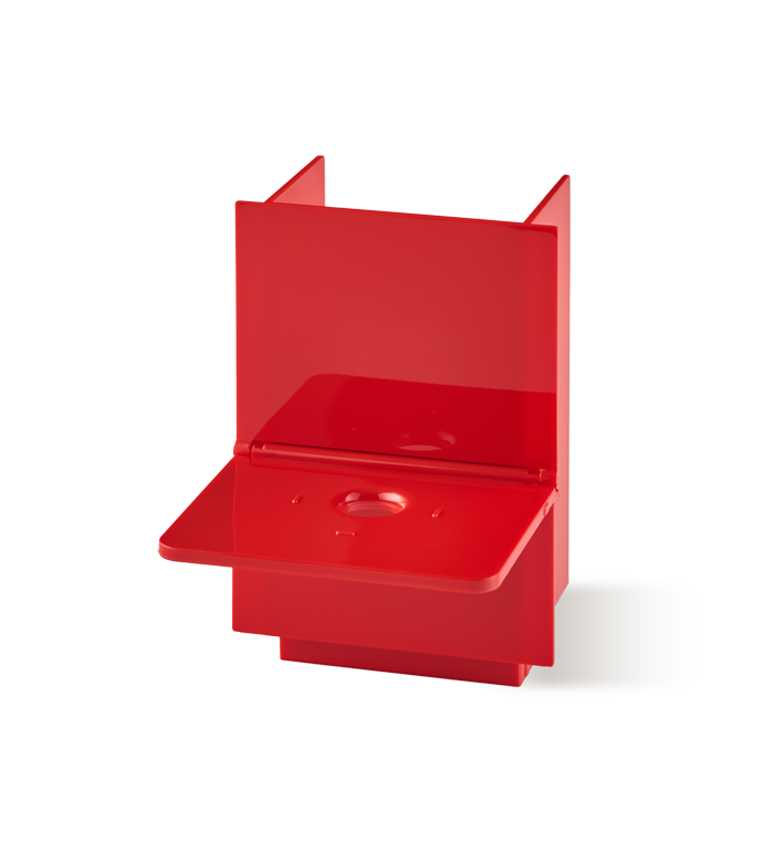 Y3 used capsule holder in red with cup holder mod. 643 image number 0