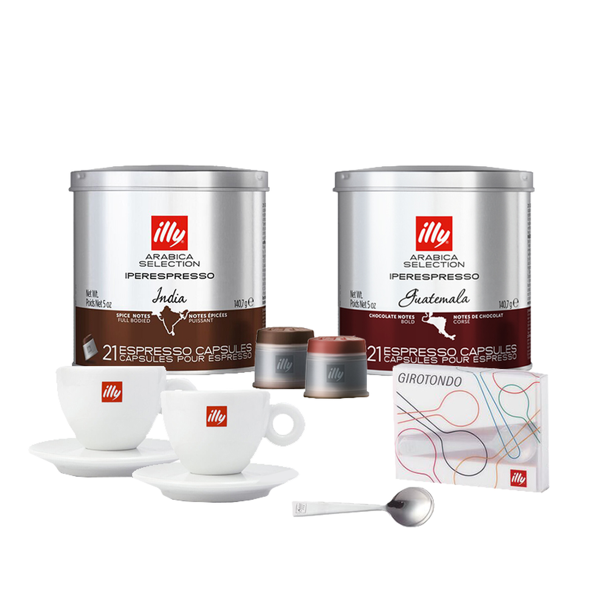 Exclusive illy coffee gift set Espresso capsule bundle Exclusive illy coffee gift set Espresso capsule bundle