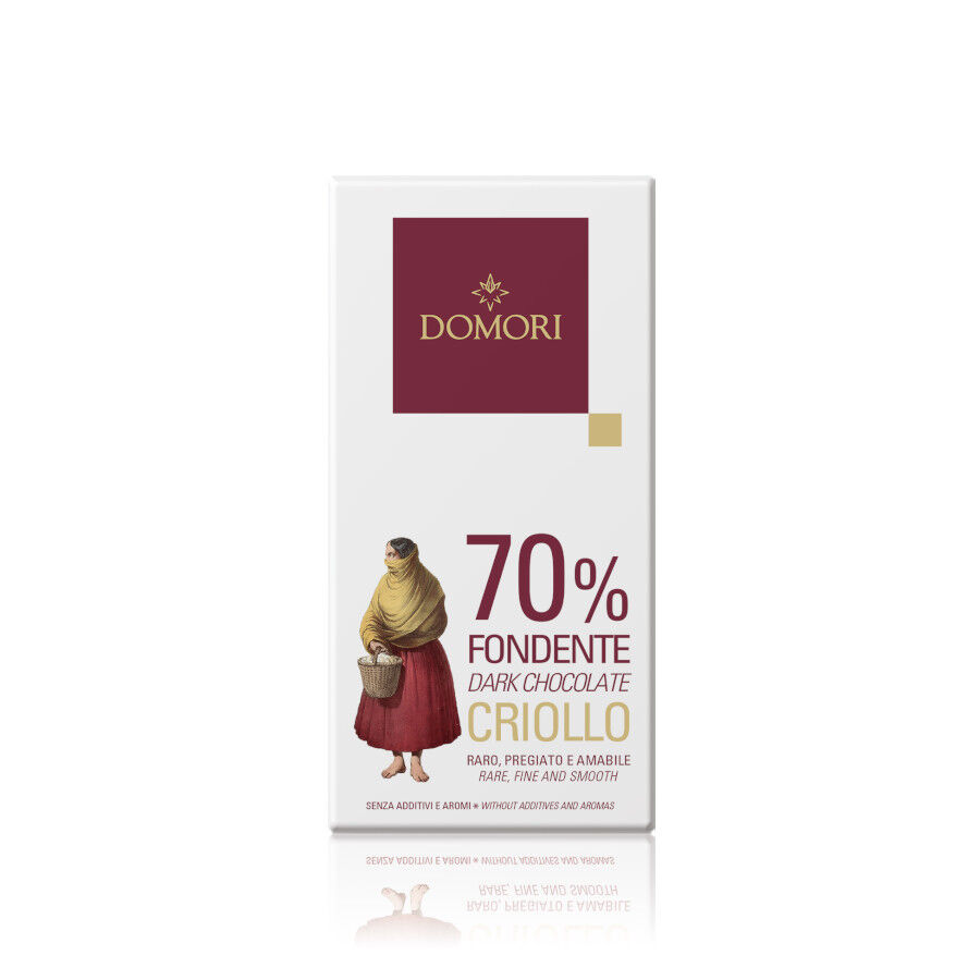 Tavoletta di cioccolato fondente 70% Criollo