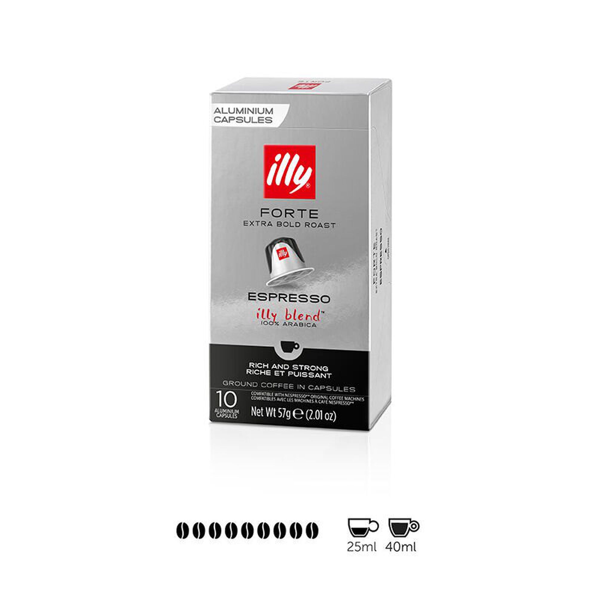 Espresso Compatible Capsules Forte Roast Illy Eshop