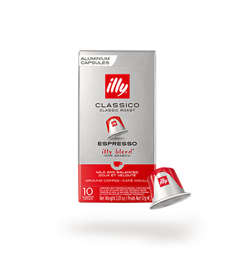 Café en capsules compatibles* - torréfaction CLASSICO - 10 unités