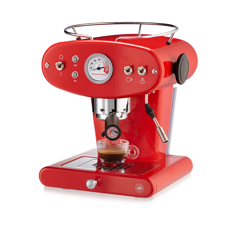 X1 Trio rossa - Macchina da Caff&egrave; a Cialde E.S.E.