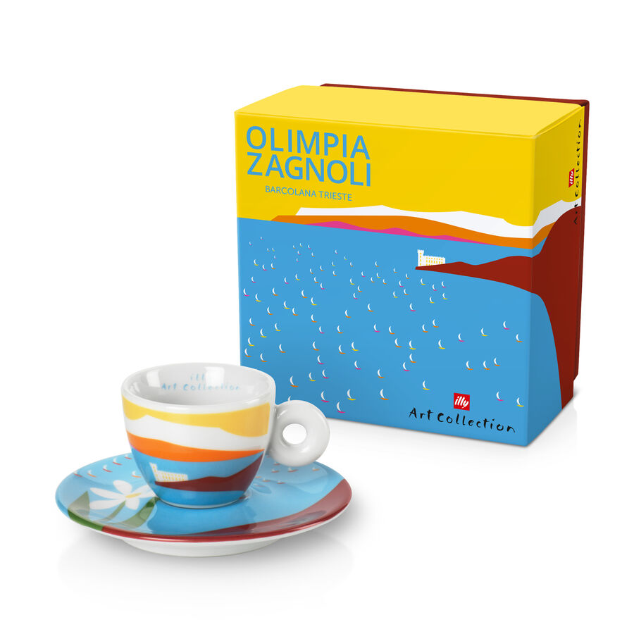 illy Art Collection Olimpia Zagnoli design dedicato alla Barcolana 2019 - tazzina da caff&egrave; espresso