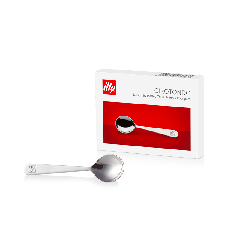 "Girotondo" spoons with embossed illy logo 104mm - Pack of 6