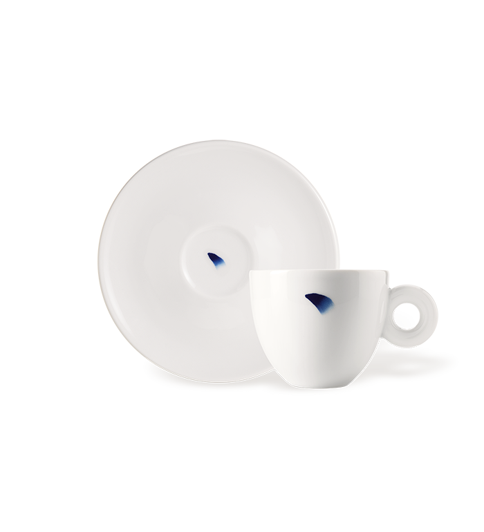 Set of 2 cappuccino cups - the Lee Ufan illy Art Collection image number 0